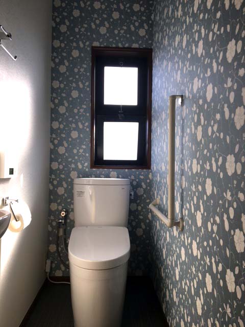 お洒落な北欧風♪2階のトイレafter