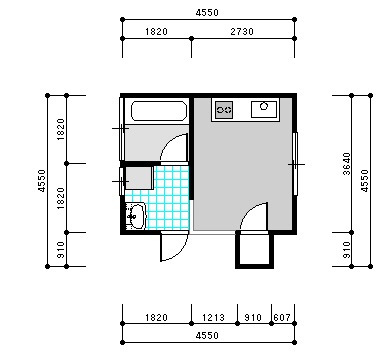 間取り図before