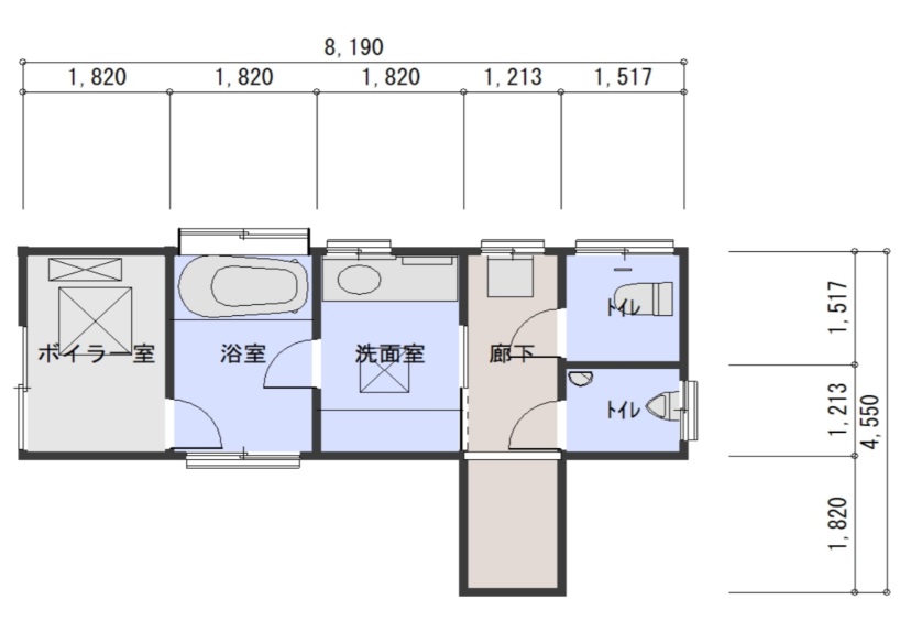 間取り図before