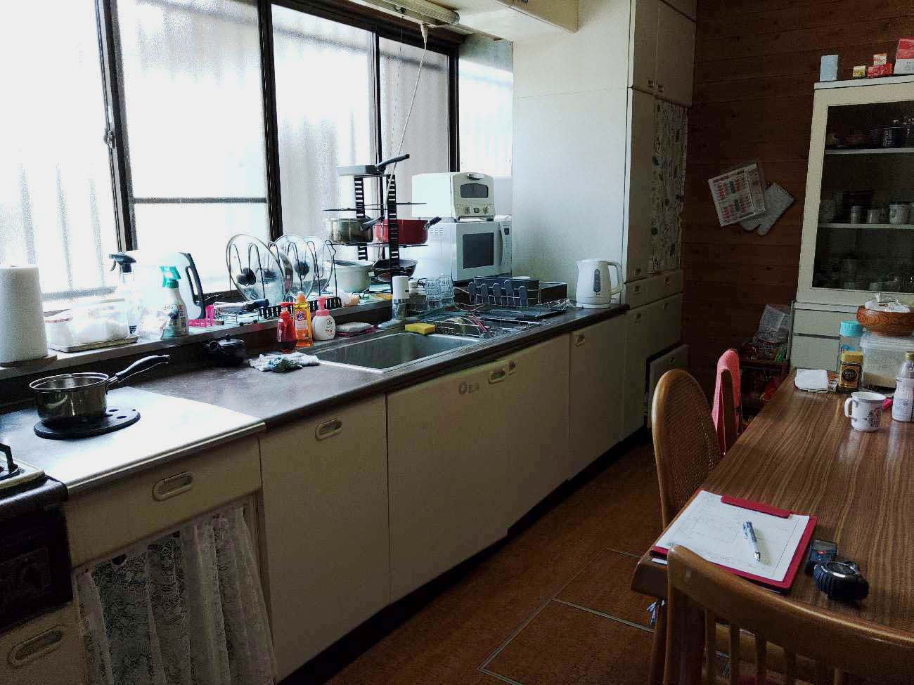 間口の広さを活かしたスタイリッシュな空間before