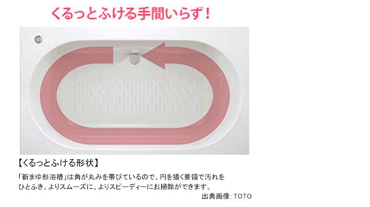 新まゆ形浴槽