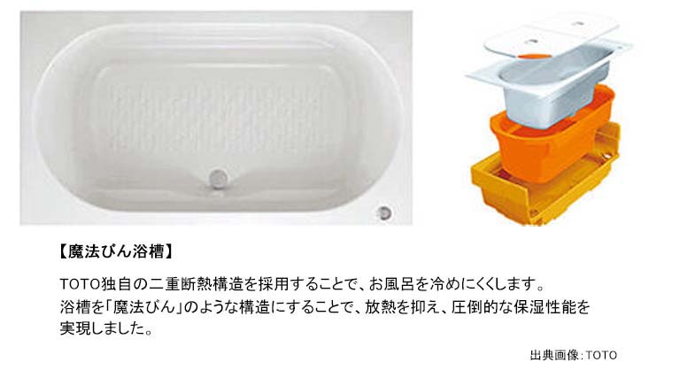 魔法瓶浴槽＆カラリ床